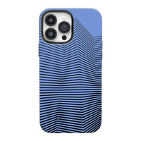 Blue Engraving | Abstract Retro Case Customize Phone Case shipmycase iPhone 15 Pro Max BOLD (ULTRA PROTECTION) 