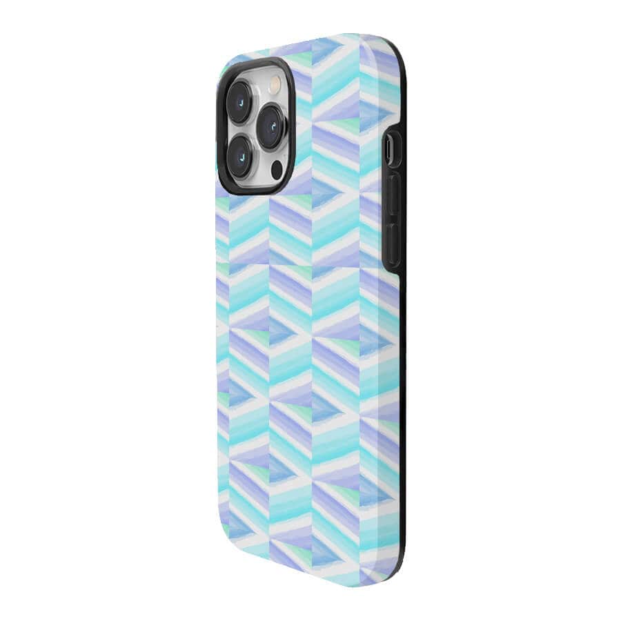 Blue Wave | Abstract Retro Case Customize Phone Case shipmycase   