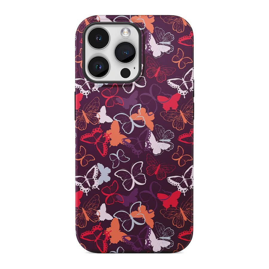 Butterfly Printing | Retro Animal Case Customize Phone Case shipmycase iPhone 15 Pro Max BOLD (ULTRA PROTECTION) 
