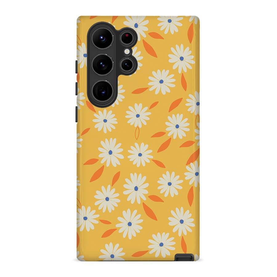 Chrysanthemum | Retro Floral Case Customize Phone Case shipmycase Galaxy S23 Plus BOLD (ULTRA PROTECTION) 