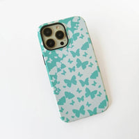 Classic Blue Butterfly | Retro Y2K Style Cases Customize Phone Case shipmycase   
