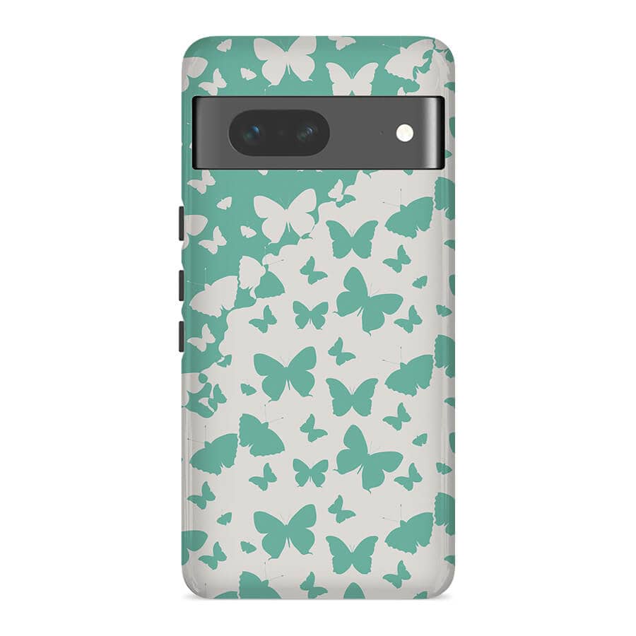 Classic Blue Butterfly | Retro Y2K Style Cases Customize Phone Case shipmycase Google Pixel 7 Pro BOLD (ULTRA PROTECTION) 