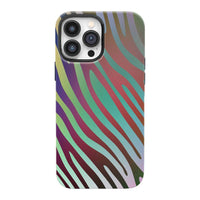 Colorful Zebra | Abstract Retro Case Customize Phone Case shipmycase iPhone 15 Pro Max BOLD (ULTRA PROTECTION) 