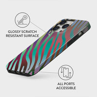 Colorful Zebra | Abstract Retro Case Customize Phone Case shipmycase   