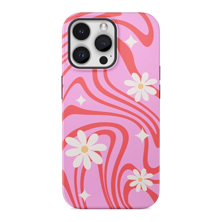 Cream Flower Abstract | Retro Floral Case Customize Phone Case shipmycase iPhone 15 Pro Max BOLD (ULTRA PROTECTION) 