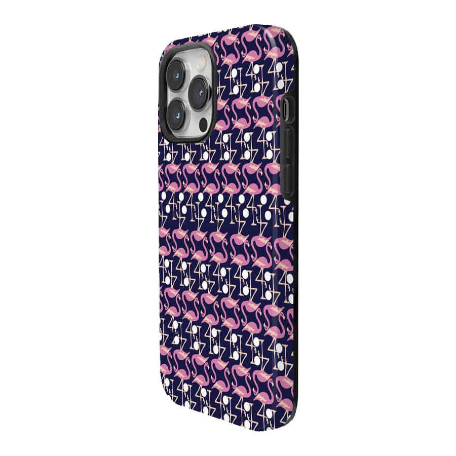 Flamingo | Abstract Retro Case Customize Phone Case shipmycase   