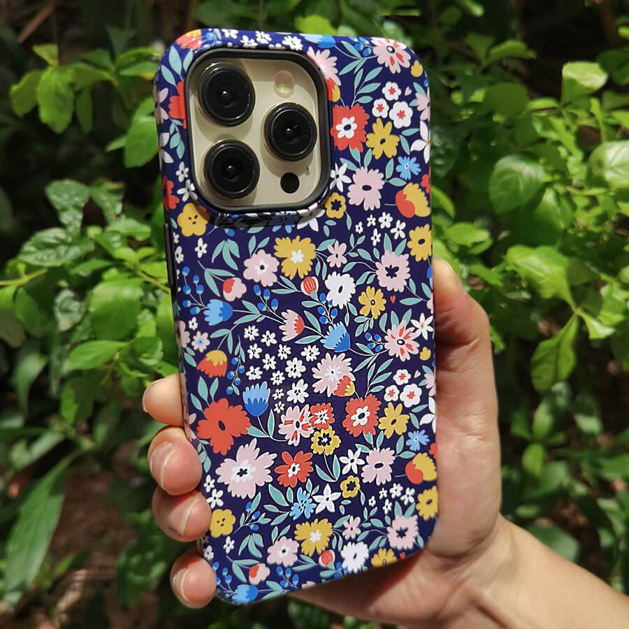 Flower Falling for You | Plum Floral Case Customize Phone Case shipmycase   