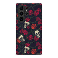 Flowers & Skulls | Retro Floral Case Customize Phone Case shipmycase Galaxy S23 Plus BOLD (ULTRA PROTECTION) 