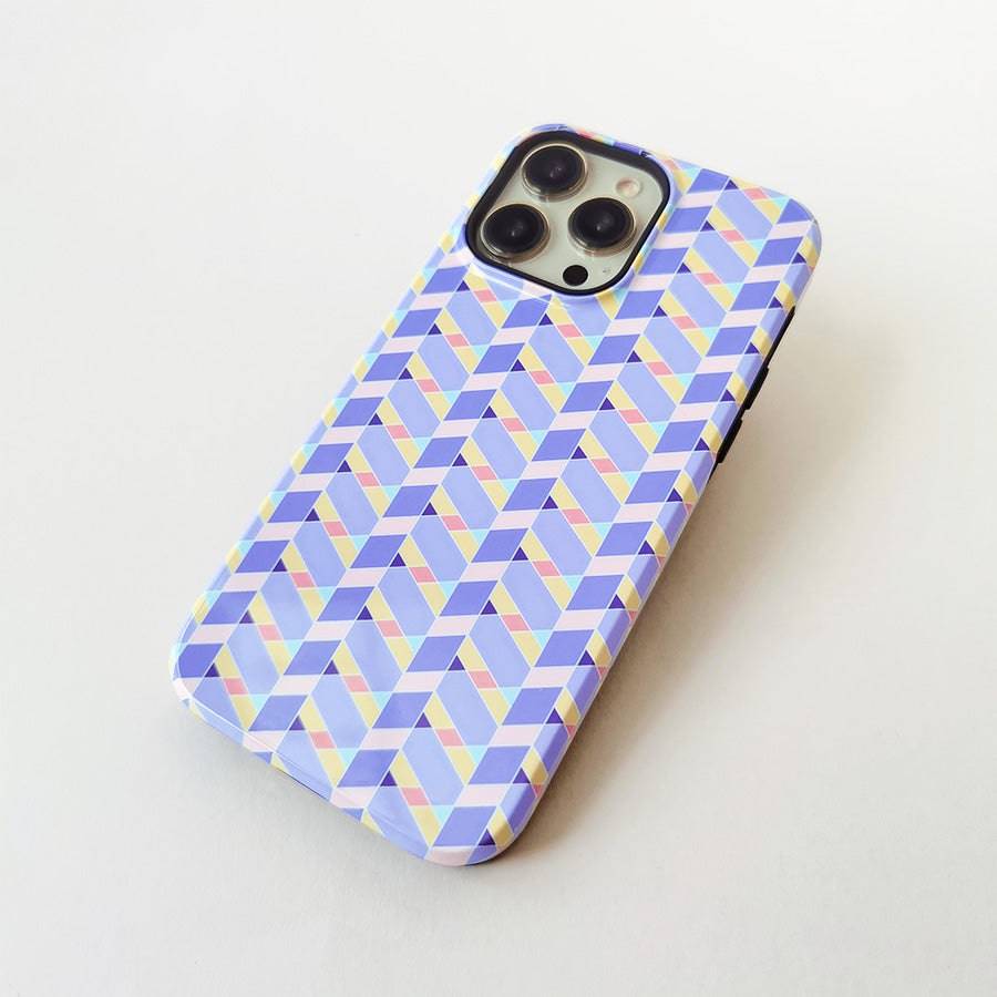 Fuchsia Waves | Abstract Retro Case Customize Phone Case shipmycase   