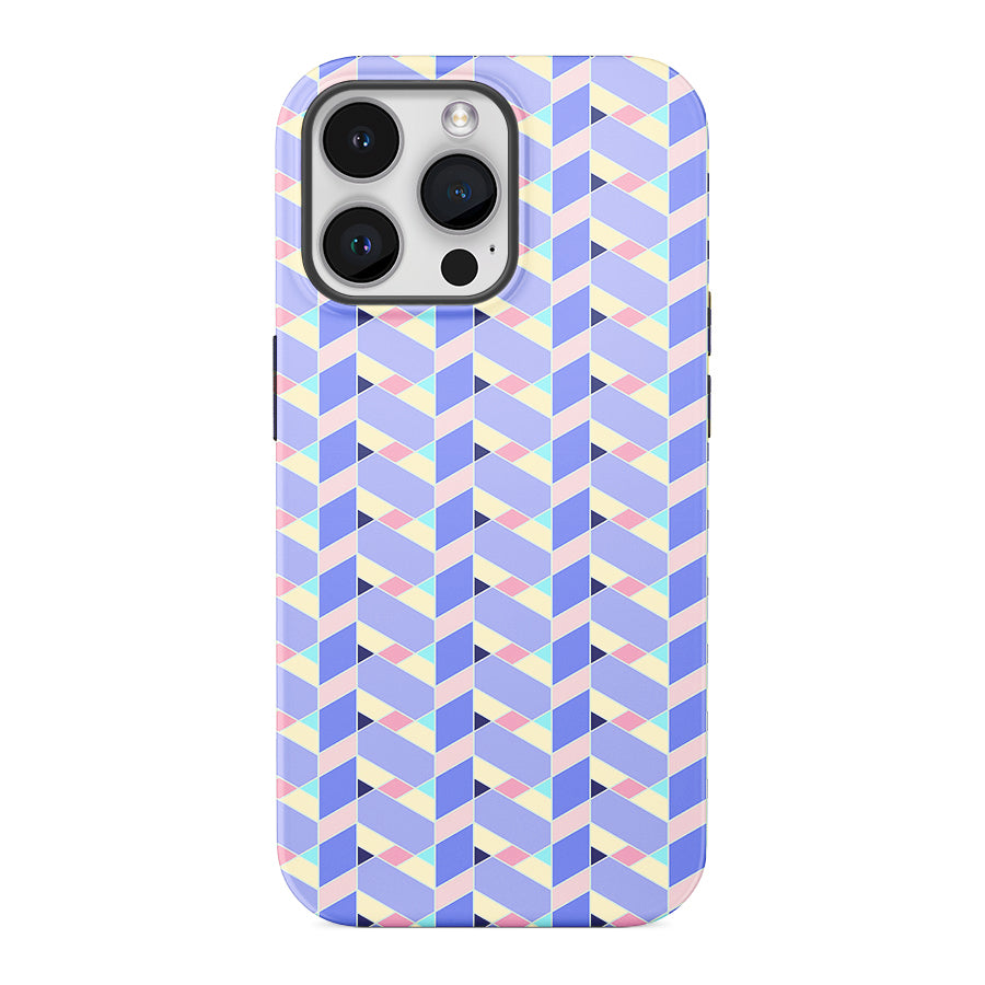 Fuchsia Waves | Abstract Retro Case Customize Phone Case shipmycase iPhone 15 Pro Max BOLD (ULTRA PROTECTION) 