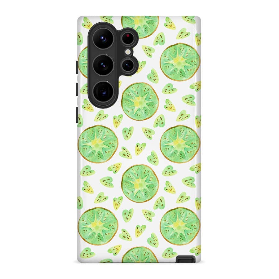 Green Kiwi X |  Fruit Season Customize Phone Case shipmycase Galaxy S23 Plus BOLD (ULTRA PROTECTION) 