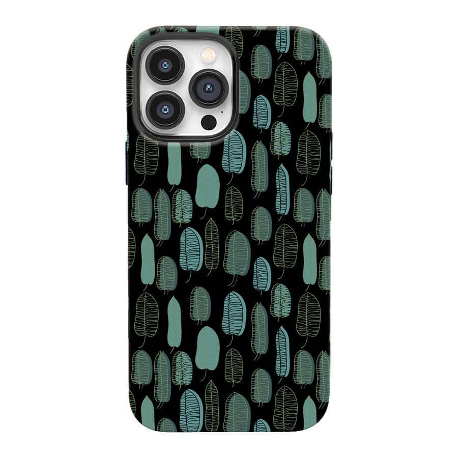 Green Leaves | Retro Floral Case Customize Phone Case shipmycase iPhone 15 Pro Max BOLD (ULTRA PROTECTION) 