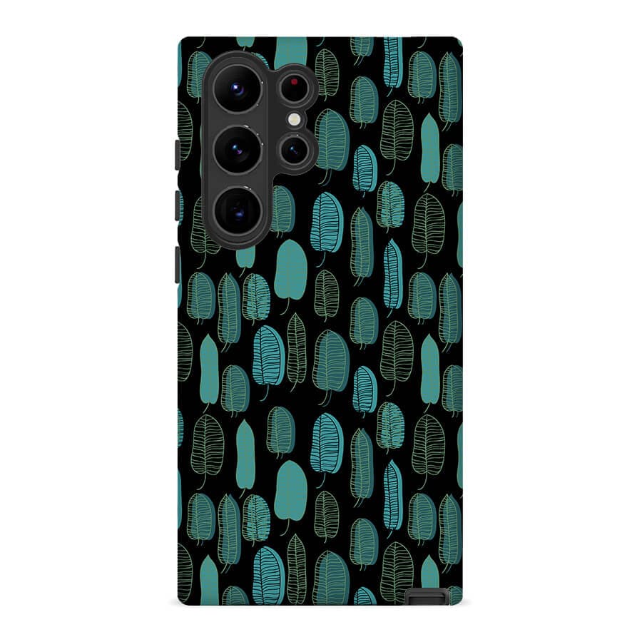 Green Leaves | Retro Floral Case Customize Phone Case shipmycase Galaxy S23 Plus BOLD (ULTRA PROTECTION) 