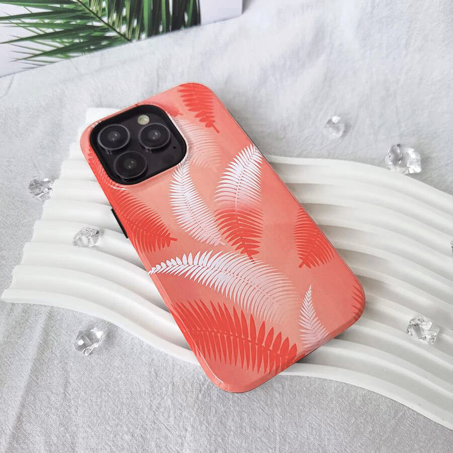 Hand Drawn Red Leaves | Retro Y2K Style Cases Customize Phone Case shipmycase   