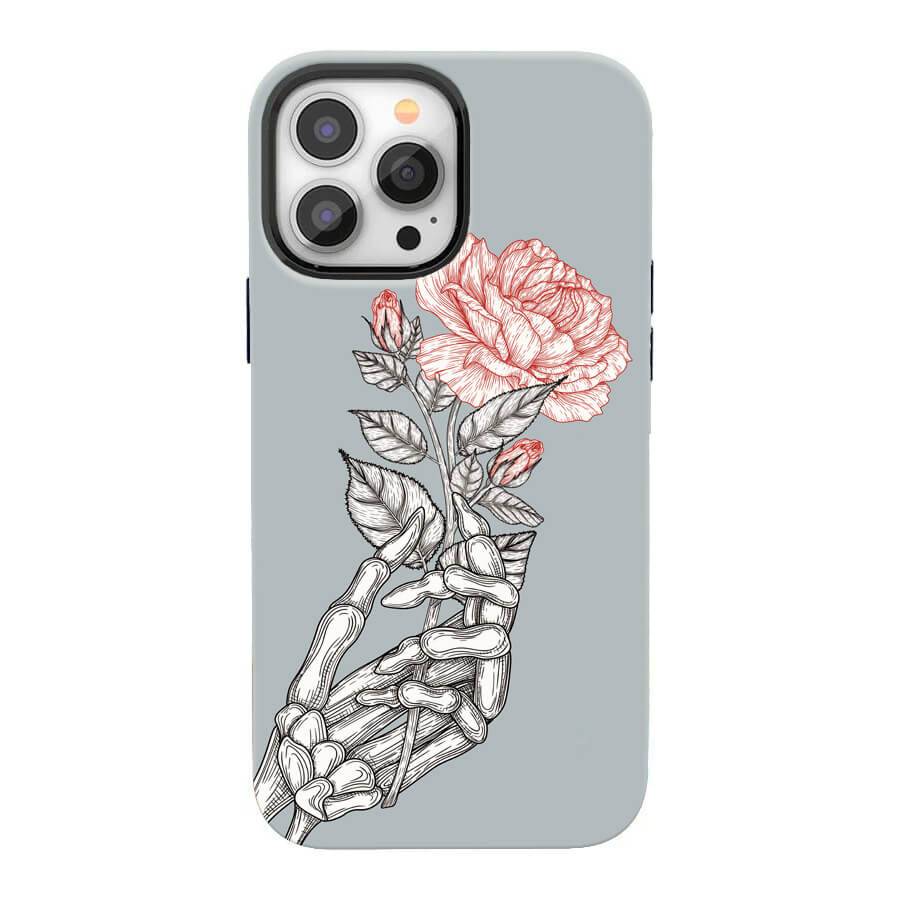 Holding flower | Retro Floral Case Customize Phone Case shipmycase iPhone 15 Pro Max BOLD (ULTRA PROTECTION) 
