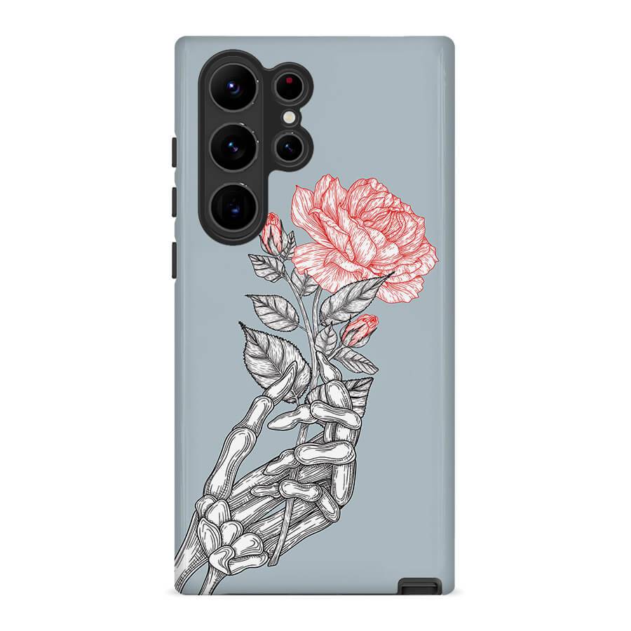 Holding flower | Retro Floral Case Customize Phone Case shipmycase Galaxy S23 Plus BOLD (ULTRA PROTECTION) 