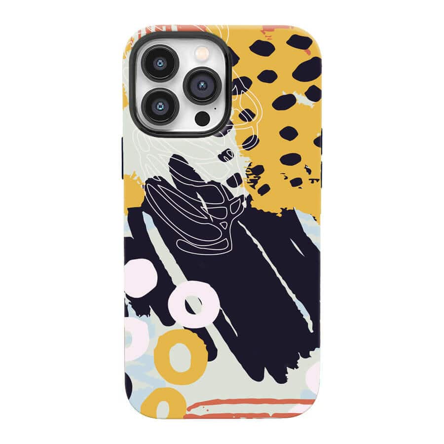 Irregular Oil Painting | Abstract Retro Case Customize Phone Case shipmycase iPhone 15 Pro Max BOLD (ULTRA PROTECTION) 