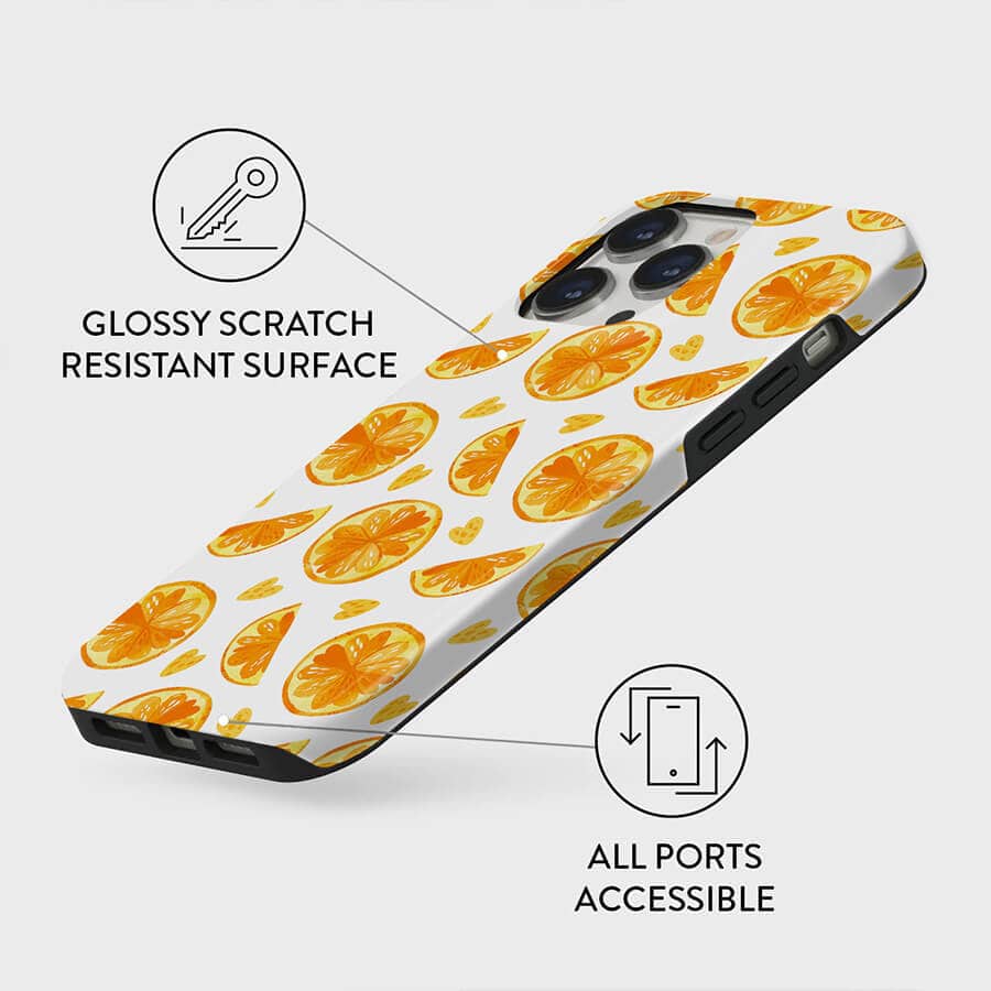 Orange X | Fruit Season Customize Phone Case shipmycase   