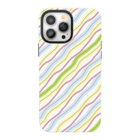 Pastel Rainbow Lined | Abstract Retro Case Customize Phone Case shipmycase iPhone 15 Pro Max BOLD (ULTRA PROTECTION) 