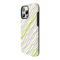Pastel Rainbow Lined | Abstract Retro Case Customize Phone Case shipmycase   