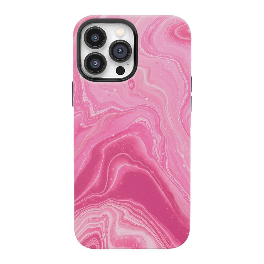 Pink romance  | Classy Marble Case Customize Phone Case shipmycase iPhone 15 Pro Max BOLD (ULTRA PROTECTION) 