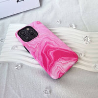 Pink romance  | Classy Marble Case Customize Phone Case shipmycase   