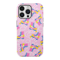 Pink Skates | Retro Y2K Case Customize Phone Case shipmycase iPhone 15 Pro Max BOLD (ULTRA PROTECTION) 