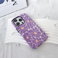 Purple Abstract Flowers | Retro Y2K Case Customize Phone Case shipmycase   