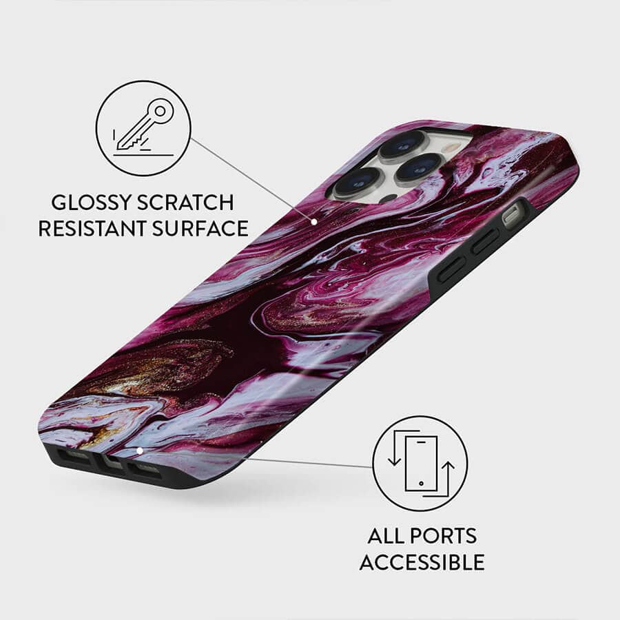 Purple Skies | Classy Marble Case Customize Phone Case shipmycase   