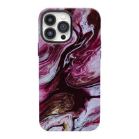 Purple Skies | Classy Marble Case Customize Phone Case shipmycase iPhone 15 Pro Max BOLD (ULTRA PROTECTION) 