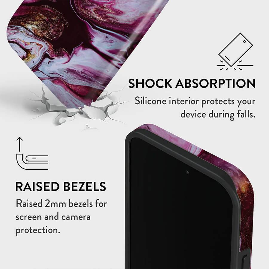 Purple Skies | Classy Marble Case Customize Phone Case shipmycase   