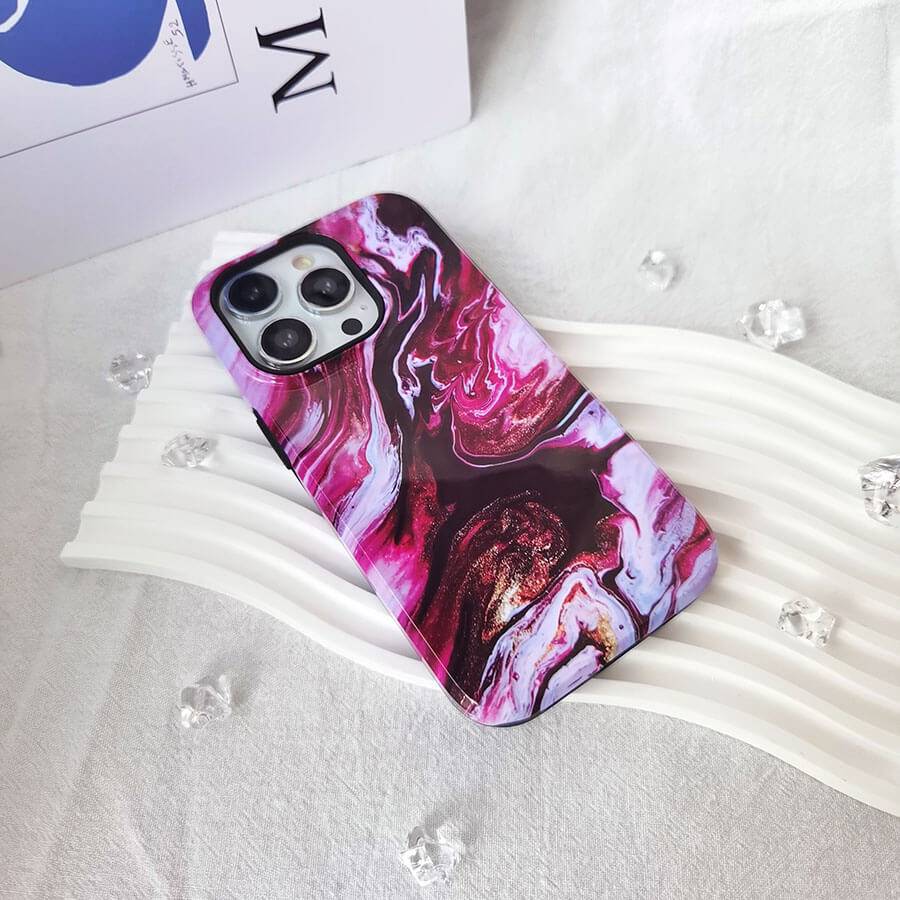 Purple Skies | Classy Marble Case Customize Phone Case shipmycase   