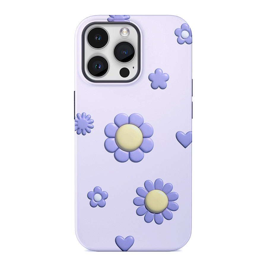 Purple Sunflower | Retro Y2K Case Customize Phone Case shipmycase iPhone 15 Pro Max BOLD (ULTRA PROTECTION) 