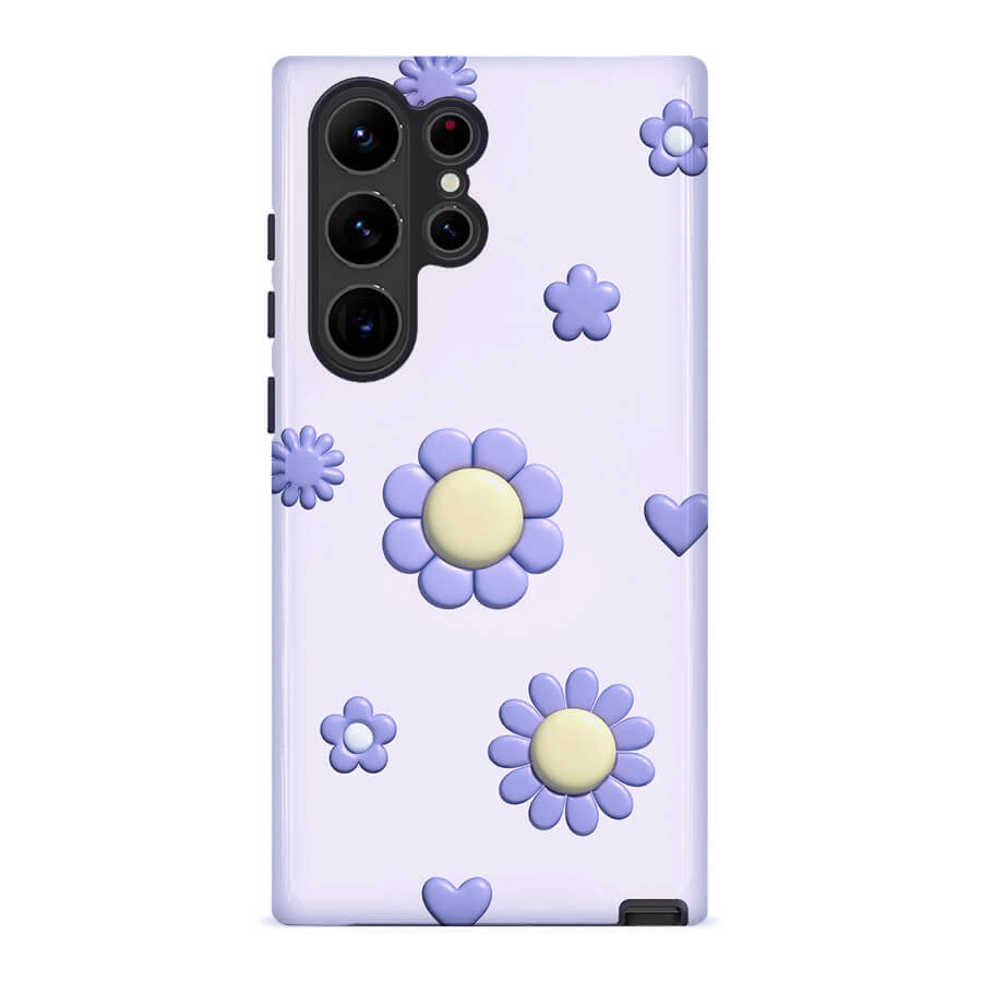 Purple Sunflower | Retro Y2K Case Customize Phone Case shipmycase Galaxy S24 Ultra BOLD (ULTRA PROTECTION) 