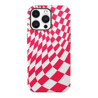 Red Plaid | Abstract Retro Case Customize Phone Case shipmycase iPhone 15 Pro Max BOLD (ULTRA PROTECTION) 