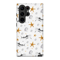 Shell Mosaic Stars| Summer Customize Phone Case shipmycase Galaxy S23 Plus BOLD (ULTRA PROTECTION) 