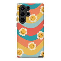 Smiley Flower | Retro Y2K Case Customize Phone Case shipmycase Galaxy S23 Plus BOLD (ULTRA PROTECTION) 