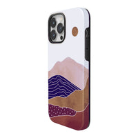 Sun & Mountains | Abstract Retro Case Customize Phone Case shipmycase   
