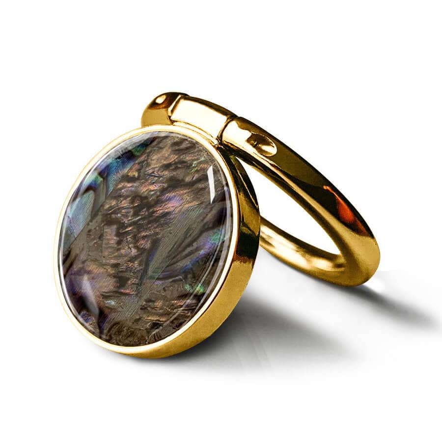 Hidden Beauty | Classy Shell Ring Holder Ring Holder shipmycase Golden  