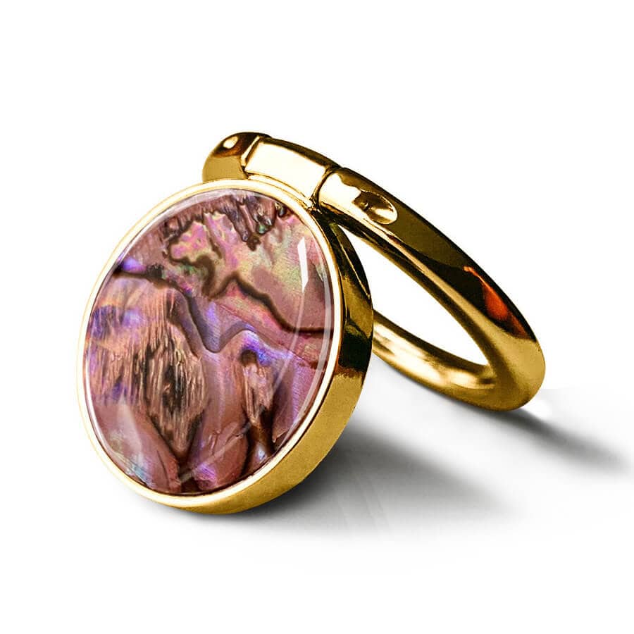 Peachy Gold | Classy Shell Ring Holder Ring Holder shipmycase Golden  