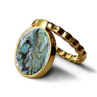 Ubud Jungle | Turquoise Shell Ring Holder Ring Holder shipmycase Golden Lace  