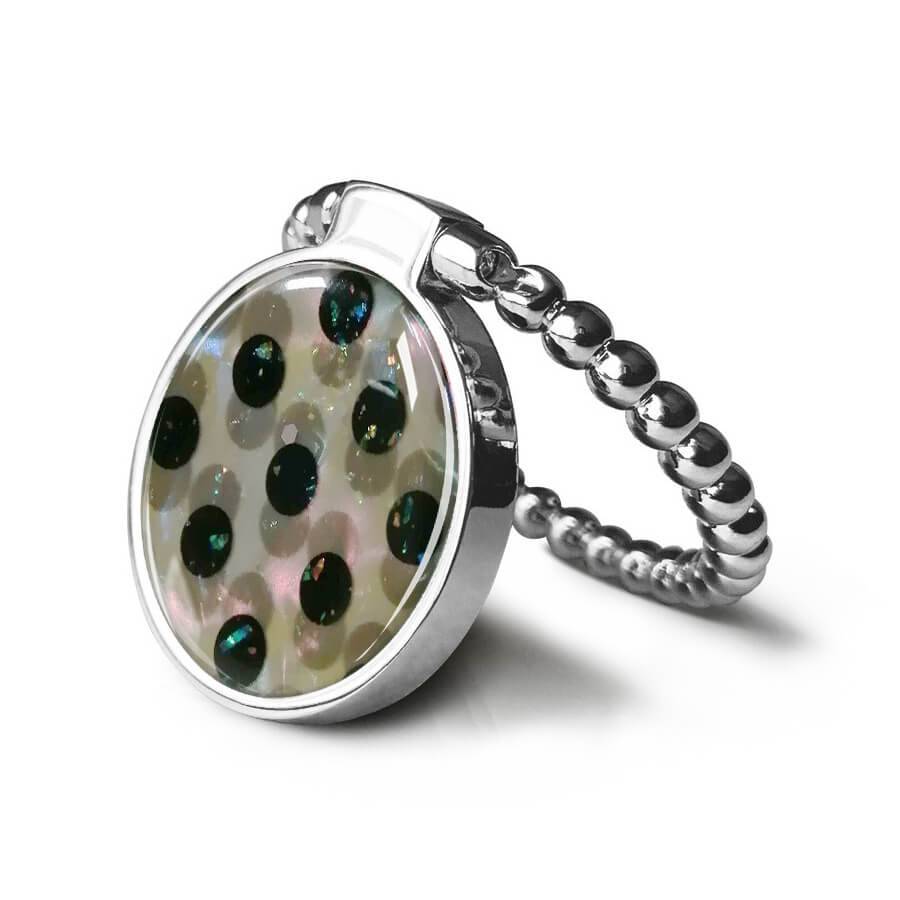 Bling Dot | Cute Ring Holder Ring Holder shipmycase Silver Beads  