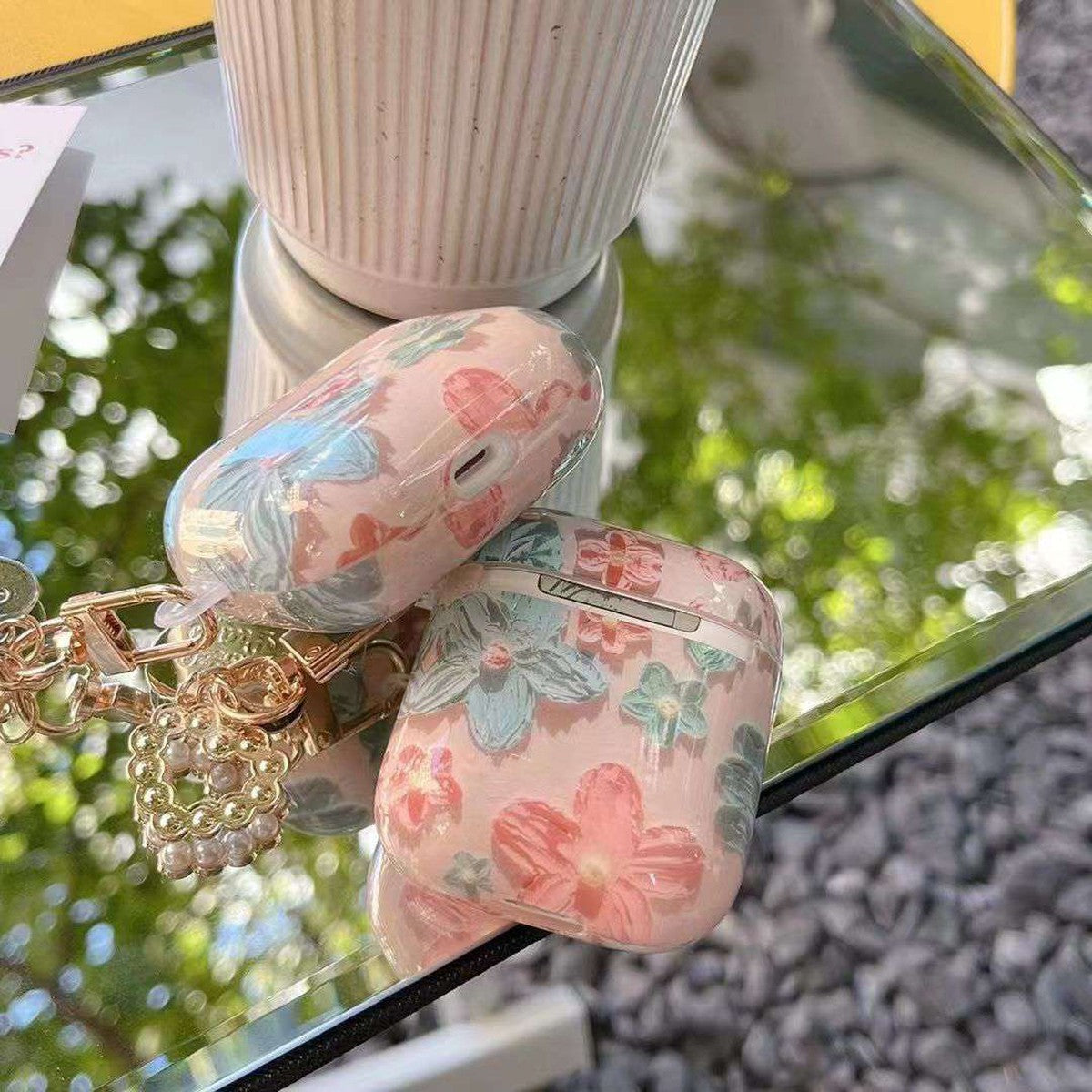 Vintage Oil Flower AirPods Case Airpods Case Shipmycase   